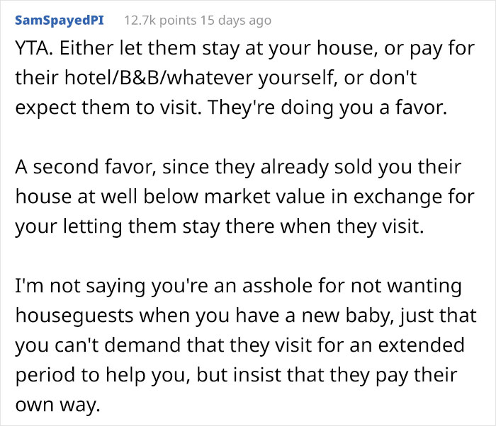 Pregnant Woman Asks For Parents&rsquo; Help For A Few Weeks, Refuses To Let Them Stay At Her House Because She Wants Privacy