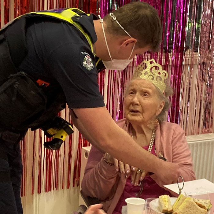 Law-Abiding Woman Has Wish Of Being Arrested Come True On Her 100th Birthday, And The Internet Is In Stitches
