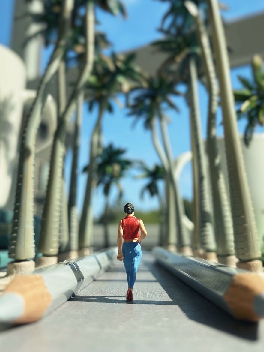 Imaginary Travel To Los Angeles And Beverly Hills