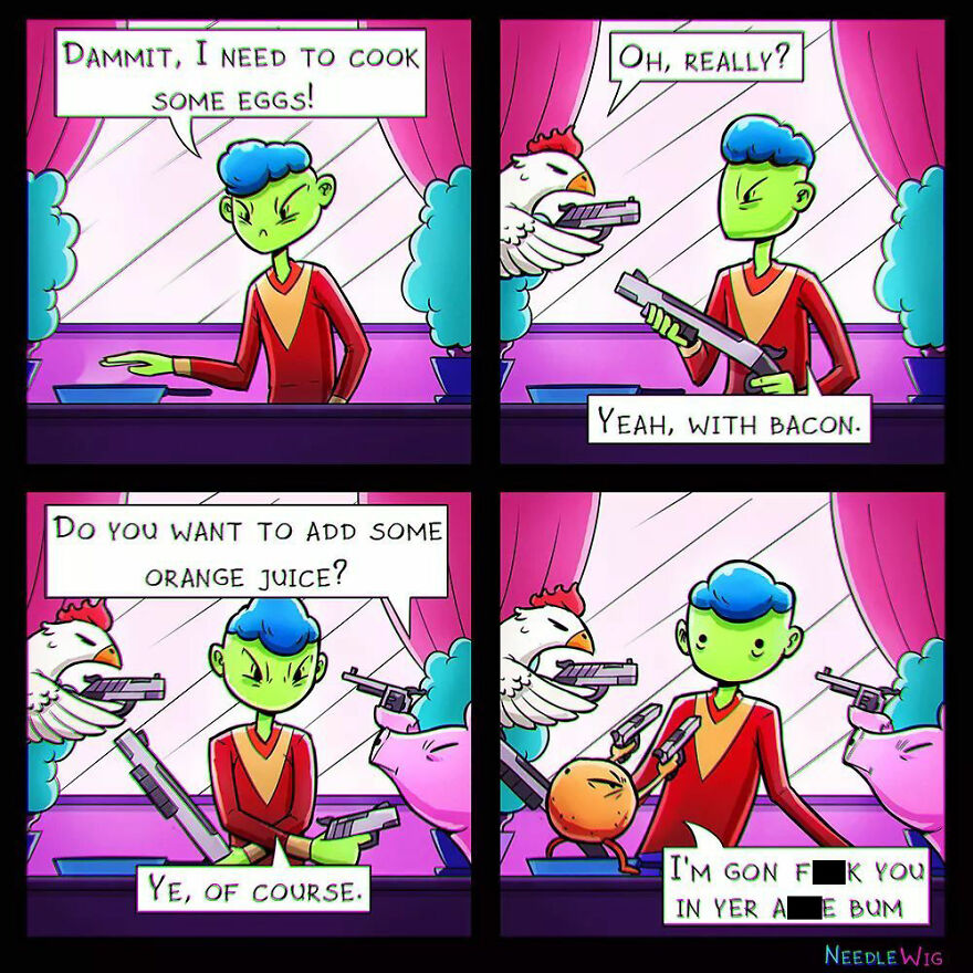 Artist Makes Dark Humor Comics That Explore The Most Cursed Desires (49 New Pics)