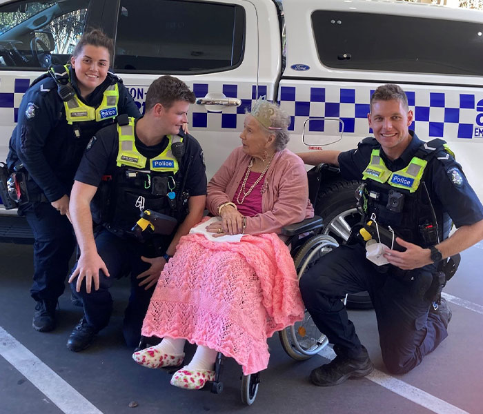 Law-Abiding Woman Has Wish Of Being Arrested Come True On Her 100th Birthday, And The Internet Is In Stitches