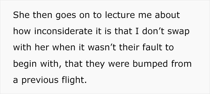 Woman Shares How She Got Lectured By A &ldquo;Karen&rdquo; On A Plane Who Asked To Swap Seats With Her So She Could Sit With Her Husband