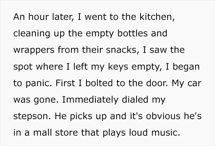 Woman's 16-Year-Old Stepson Steals Her Car, She Then Calls Off Her Engagement To His Dad Woman's 16-Year-Old Stepson Steals Her Car, She Then Calls Off Her Engagement To His Dad