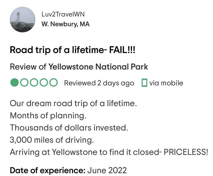 Sorry Worst Flooding In Recorded History Messed With Your Vacation. Hundreds Of People Stranded, No Power, No Water, Lost Everything, But You Couldn’t See A Geyser