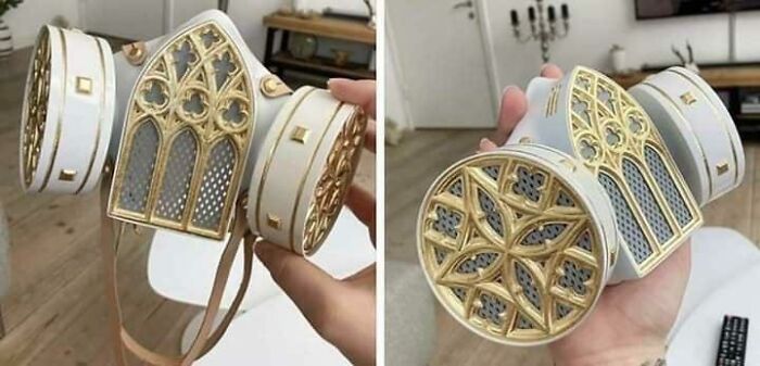 The Holy Mask +30 Protection -20 Breathing +100holinesss