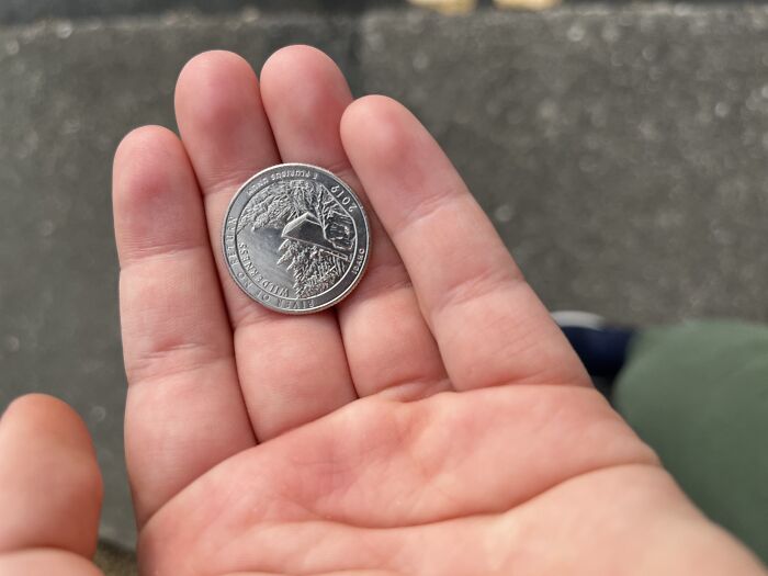 Went For A Candy And Thought The Quarter Was Cool. Dropped It