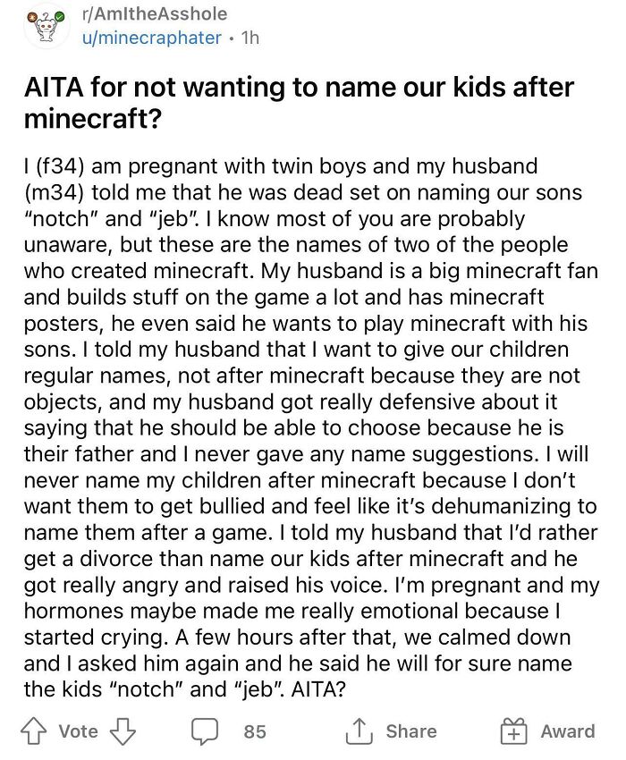 Because Who Would Hate The Name Notch?