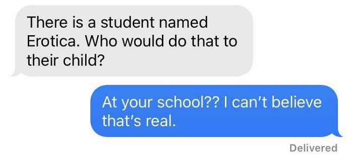 Mom Sent Me This Text Today. Possibly The Worst Name I’ve Seen