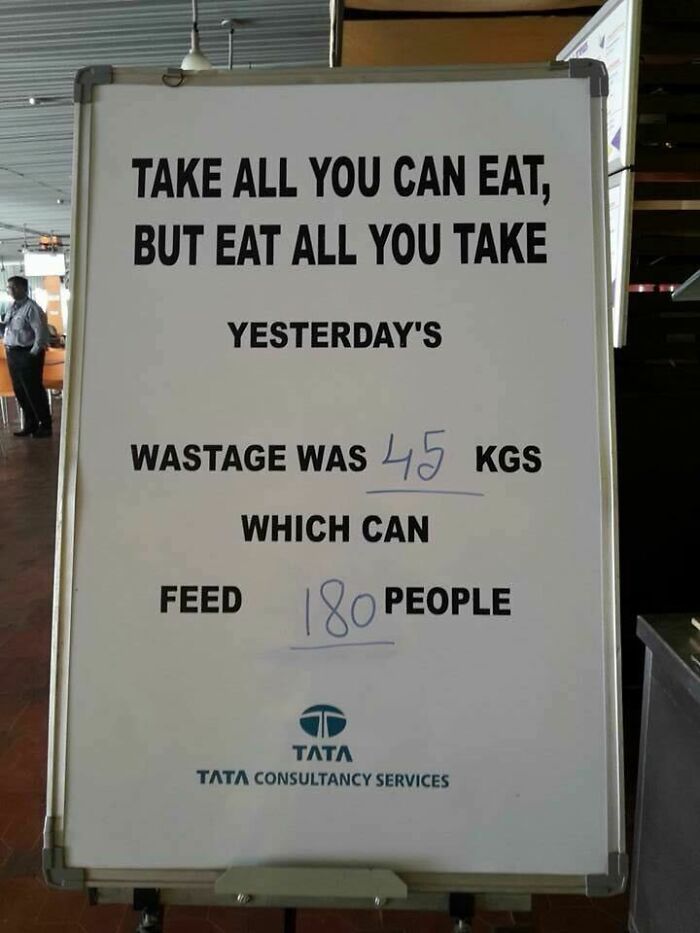 A Buffet Restaurant's Sign