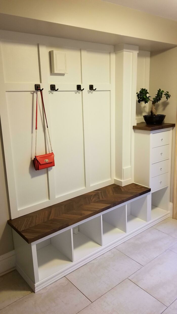 IKEA Kallax Entry Bench Hack