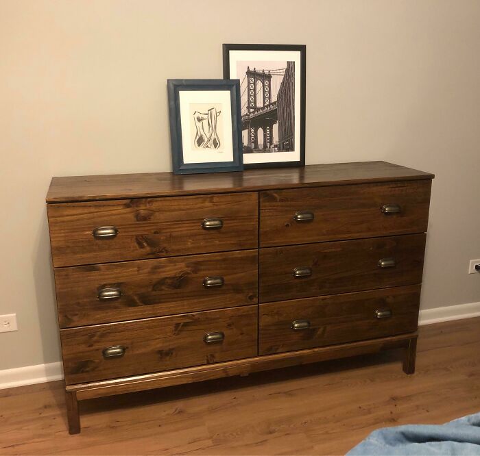 Obsessed With My Tarva Hack 😍 Stain, Sealer, And New Hardware