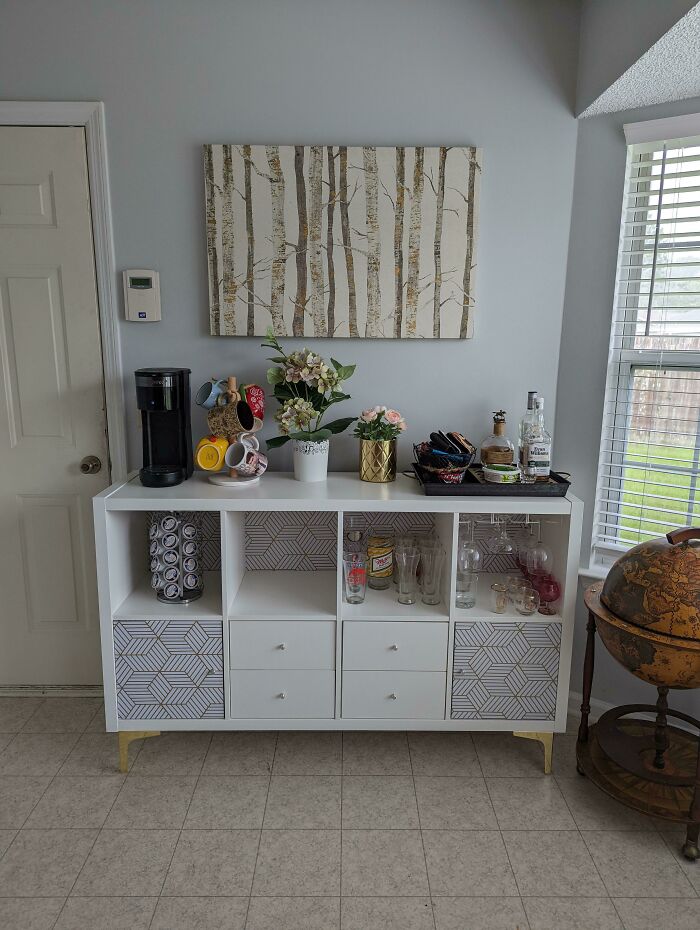 My Kallax Coffee/Drink Bar