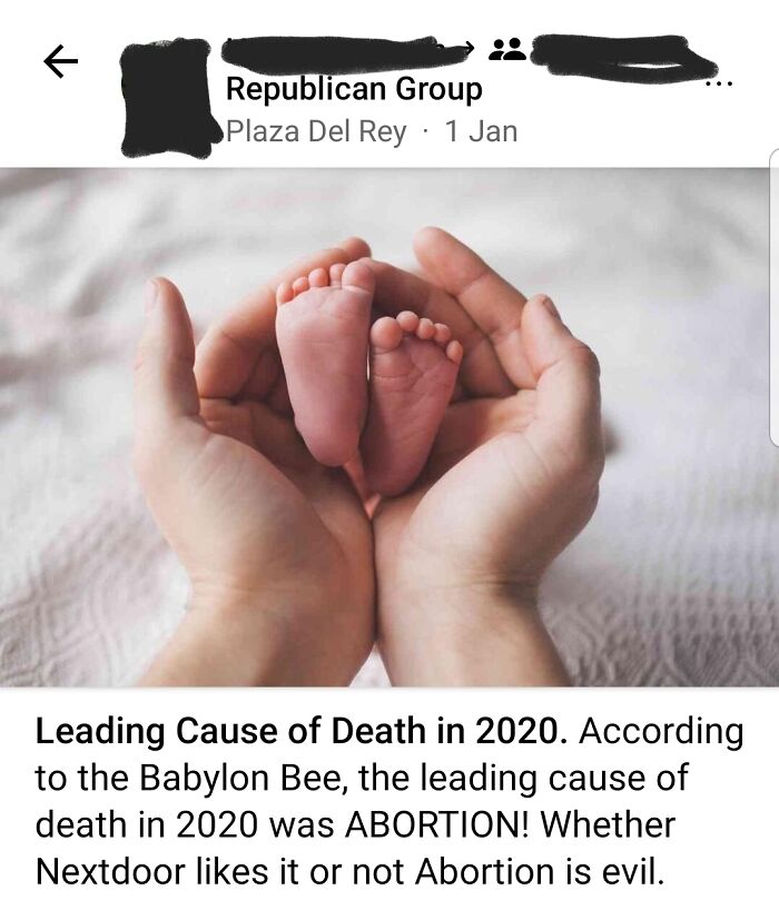 My Local Nextdoor Republican Group Is Full Of These