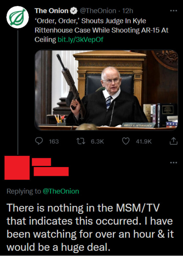 No, Not My Favourite Judge!