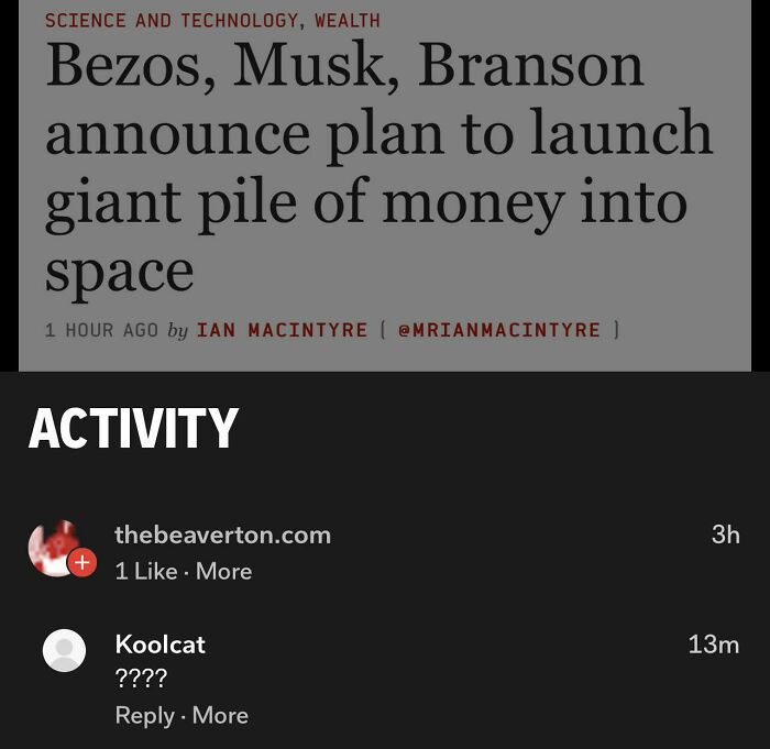 Looks Like Koolcat Is Sweating This Headline…