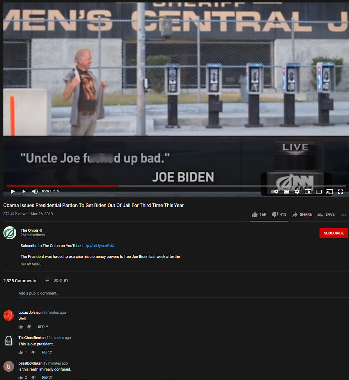 Biden Went To Jail???