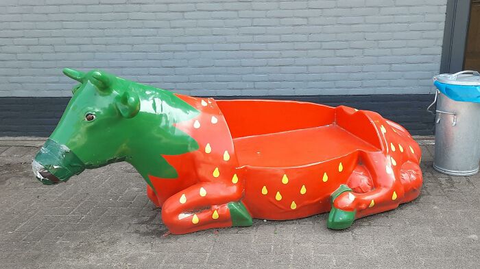 This Strawberry Cow Seat
