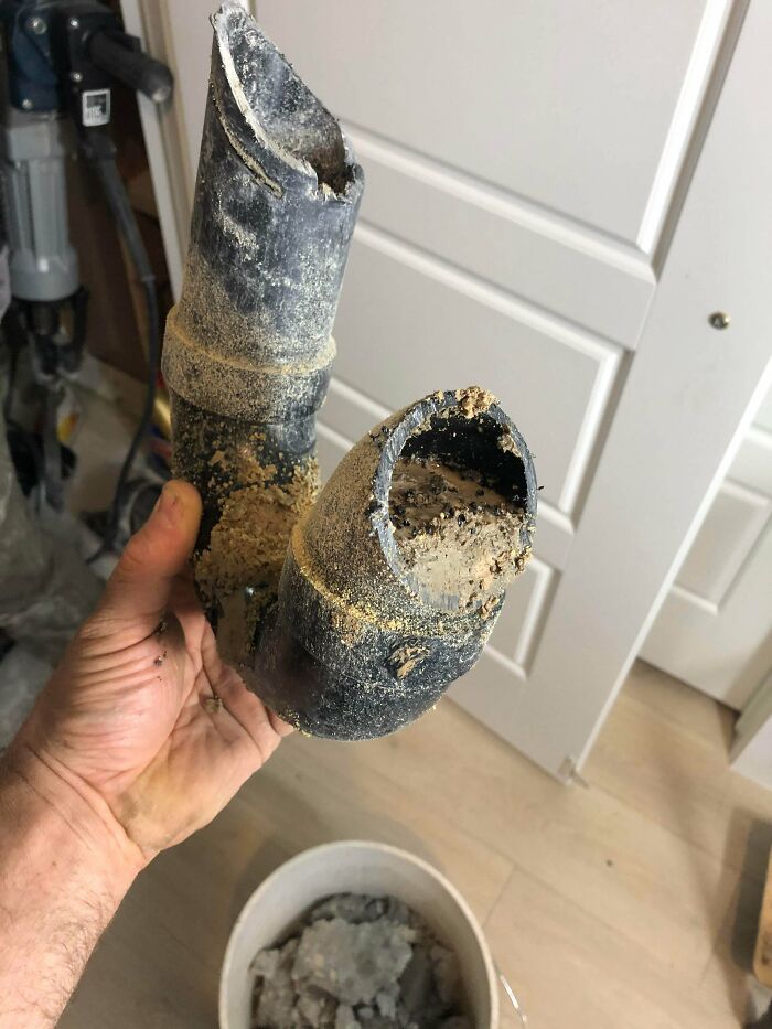 Explaining To The Homeowner That Self Leveling Concrete Cannot Be Put Down The Floor Drain