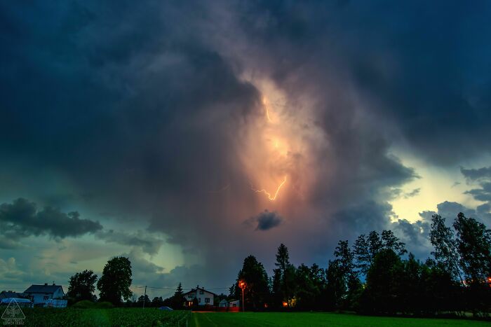 Thermal Storm. Poland. Near Warsaw