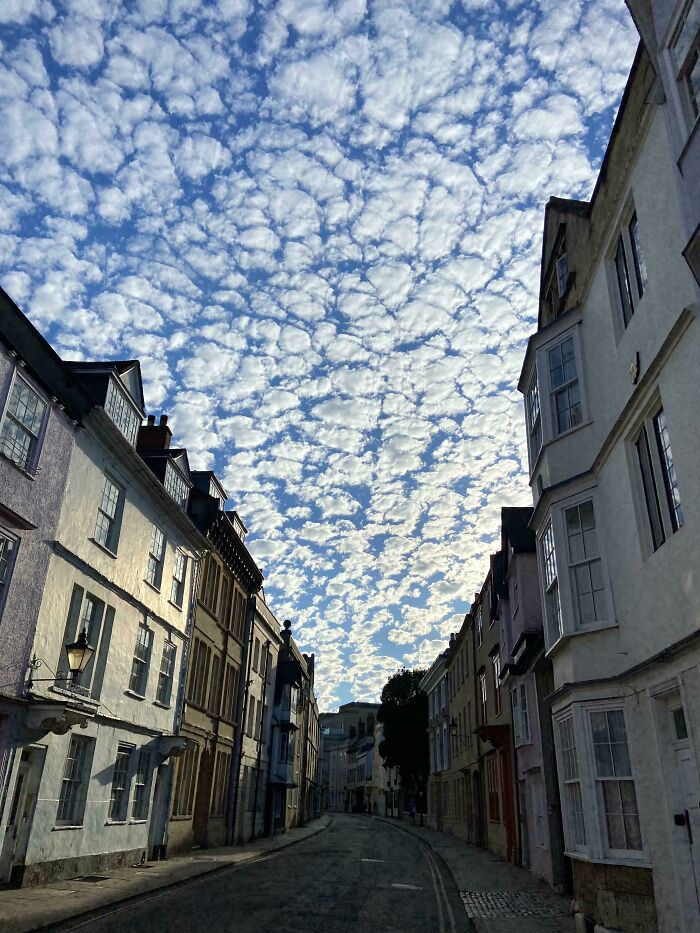 The Sky Over Oxford On Sunday