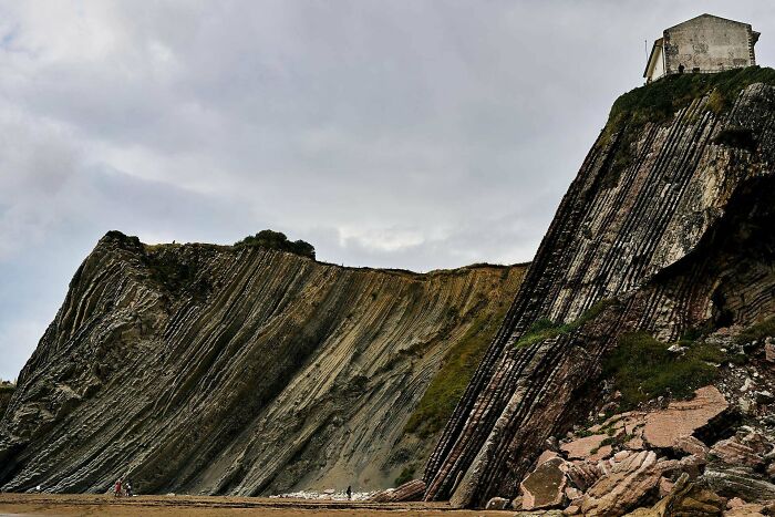 Flysch Formations Along The Coast Of Euskadi, Spain