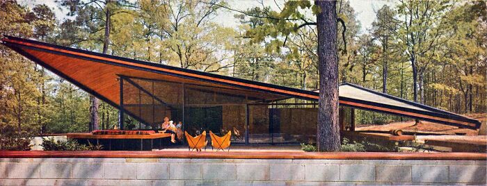 Raleigh House, United States (1954), By Eduardo Catalano