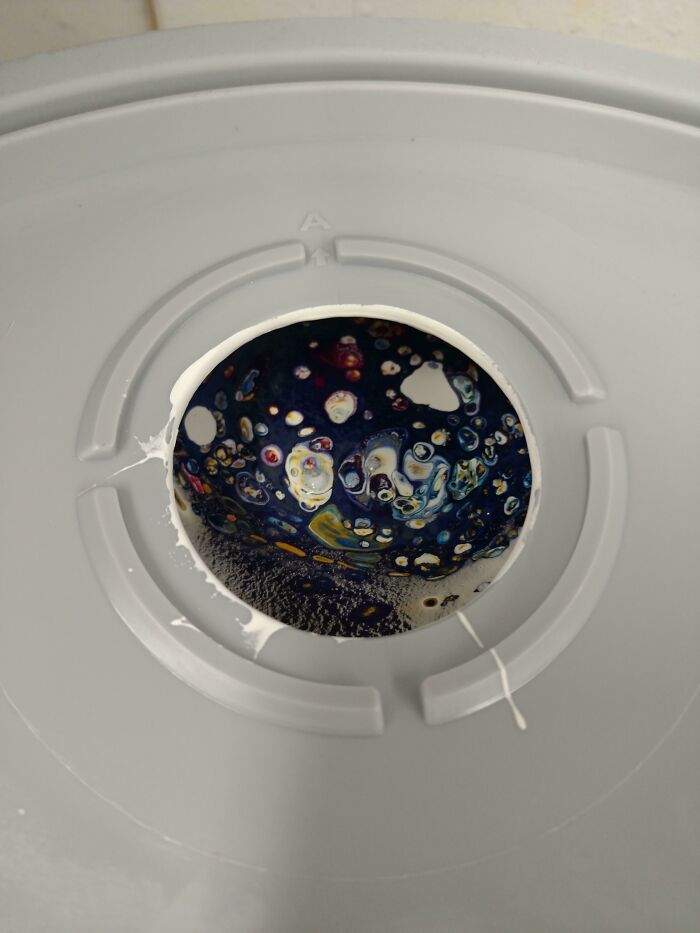 Unstirred Paint? Or Van Gogh's Starry Night