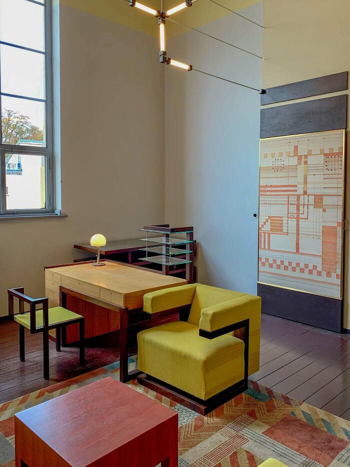 Director’s Office At Bauhaus Weimar, Germany (1923) By Walter Gropius