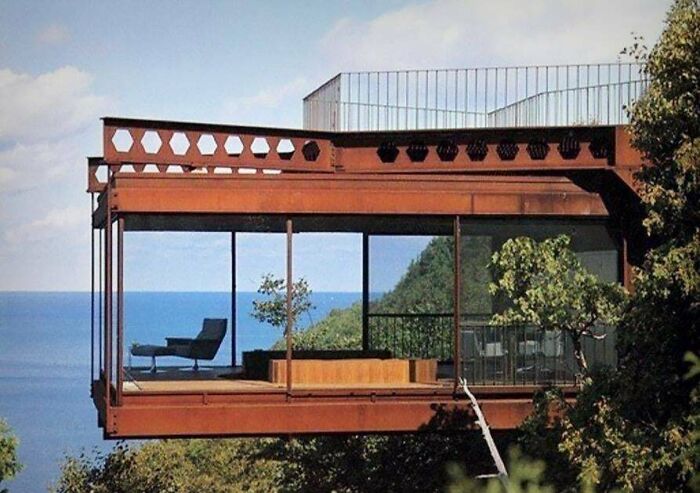 Shadowcliff, Harry Weese, Ellison Bay, Wisconsin 1969