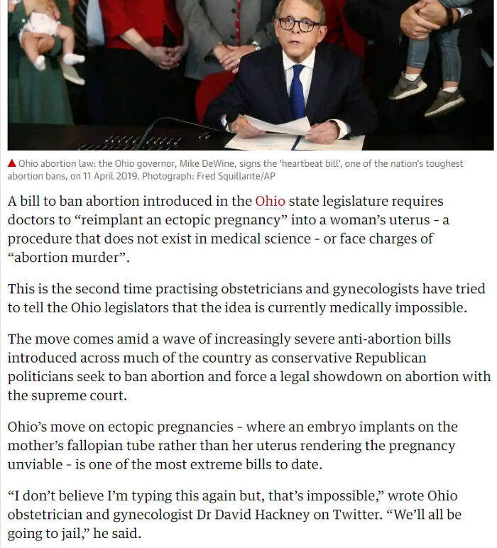 Ohio Back At It Again With The Real Science™