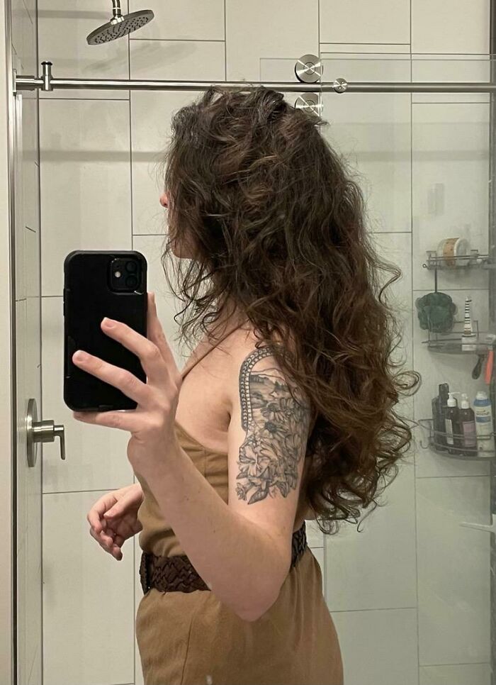 Now That I'm In My 40s, I'm Finally Letting My Hair Grow As Long And Wild As It Was When I Was 9