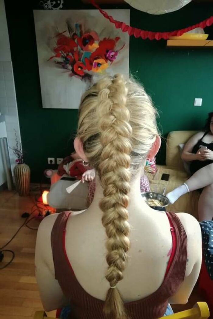 My Sweet Friend Just Braided My Hair!! She's The Best!!!!❤️