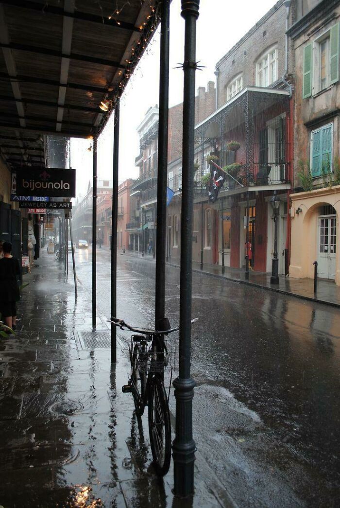 French Quarter Downpour