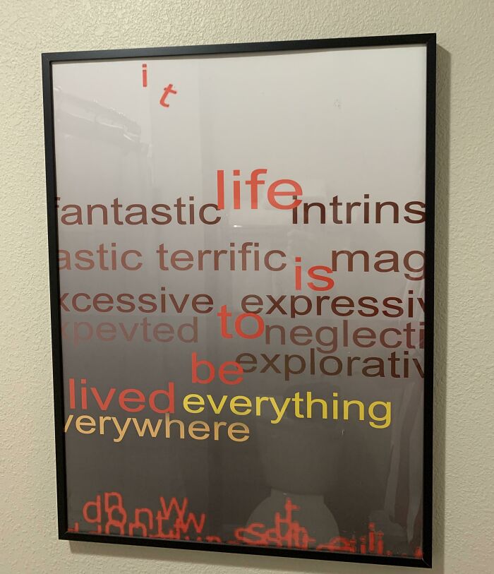 The “Art” In My Hotel Bathroom…