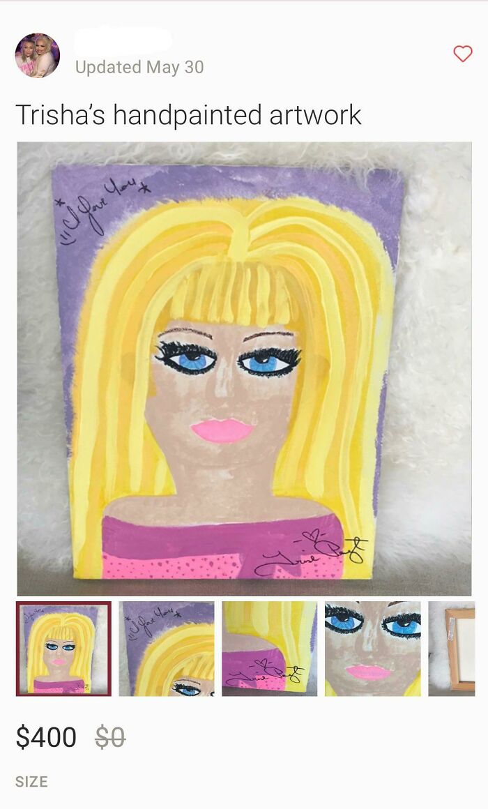 Apparently Trisha Paytas Has A Poshmark Store — Only $400!