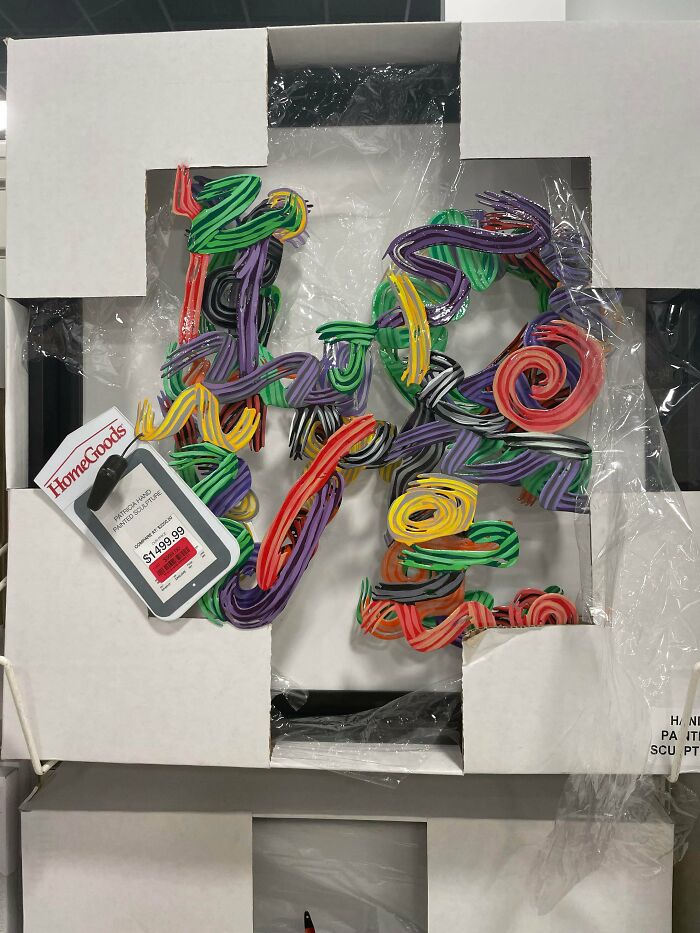 This Metal Monstrosity At Tjmaxx. At Least It Was On Sale…