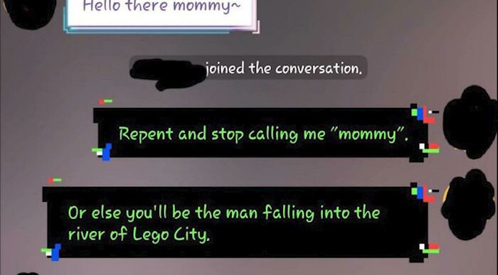 A Creep Has Fallen Into The River In LEGO City