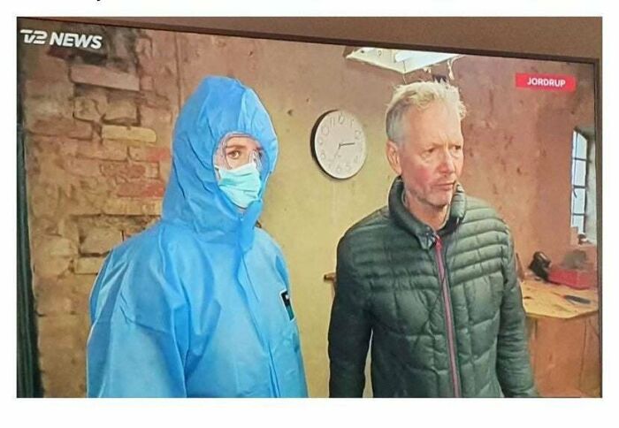 Danish Prime Minister Visiting A Mink Farmer