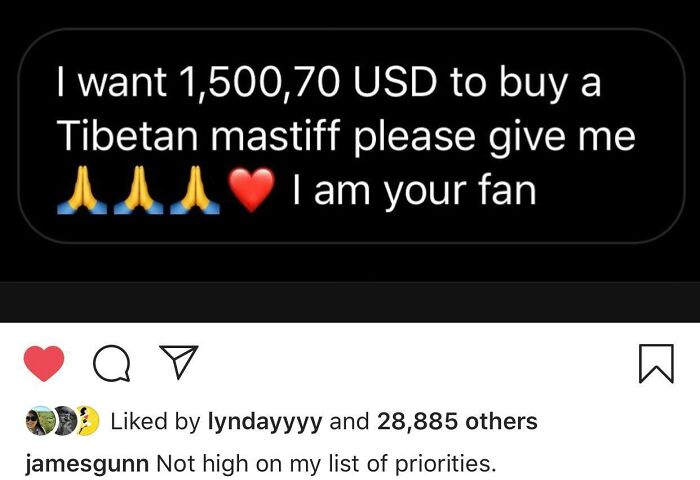 James Gunn Shared This On Instagram