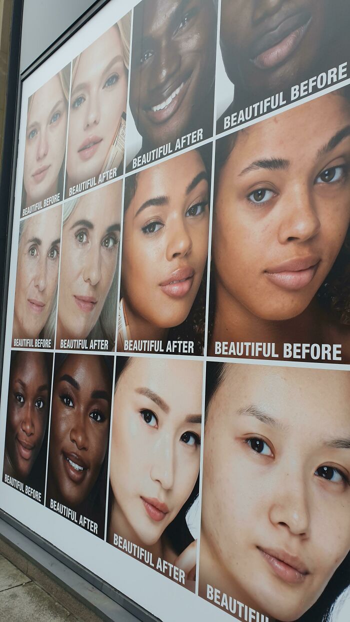 Advertisement By A British Makeup Brand I Came Across In Belfast