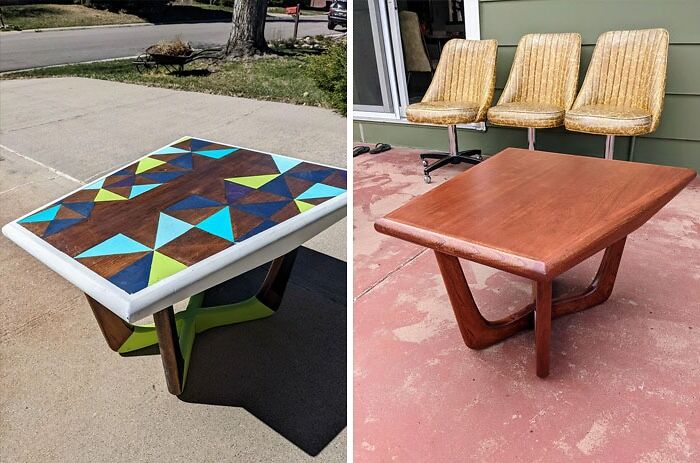 Reversed This $10 Fb Marketplace Kroehler Side Table