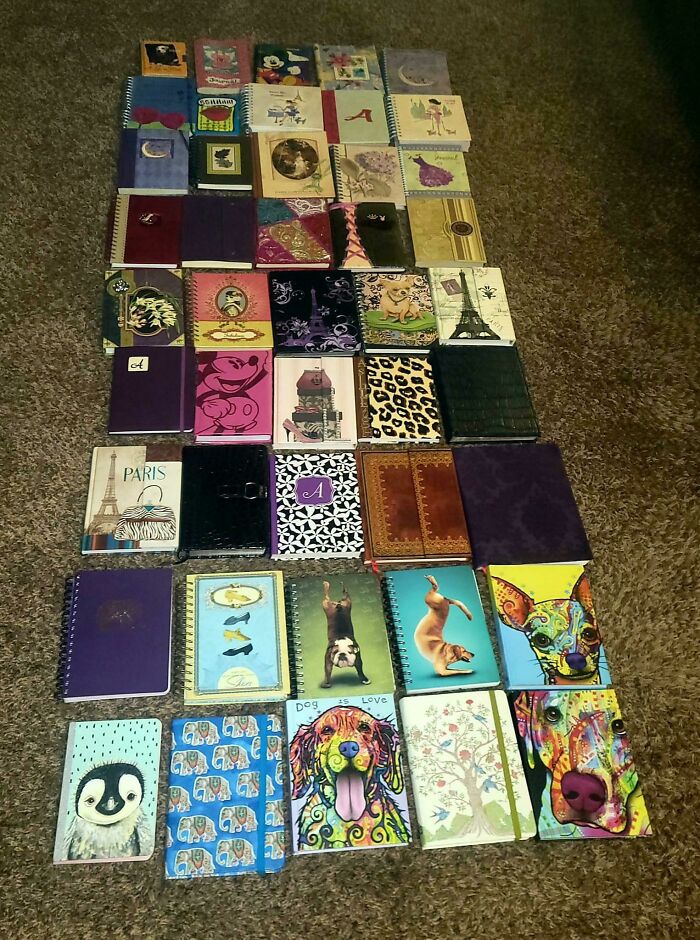 My Wife Has Diligently Kept A Journal Everyday Since 2000