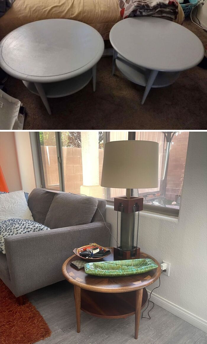 Pair Of Lane Acclaim Round Tables