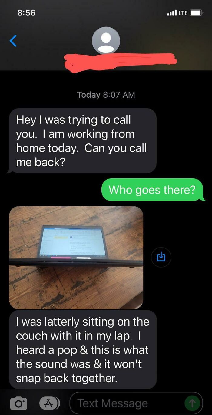 Colleague Got This Today