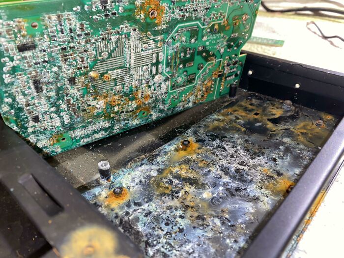 Flood-Damaged UPS Main Board