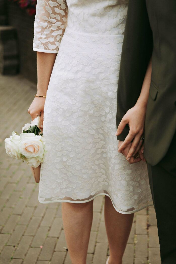 Really Proud Of My Self-Made Wedding Dress For Our Legal Wedding!