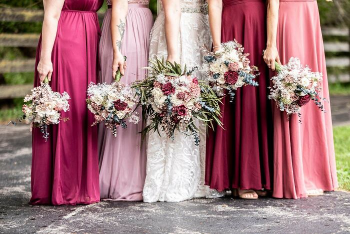 Couldn’t Be Happier With How Our DIY Sola Wood Flowers Turned Out For Our Wedding!