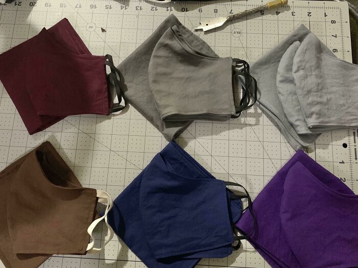 Hmm...can’t Say That I Was Expecting To Sew Matching Face Masks And Pocket Squares For My Wedding... I Like How They Came Out Though!