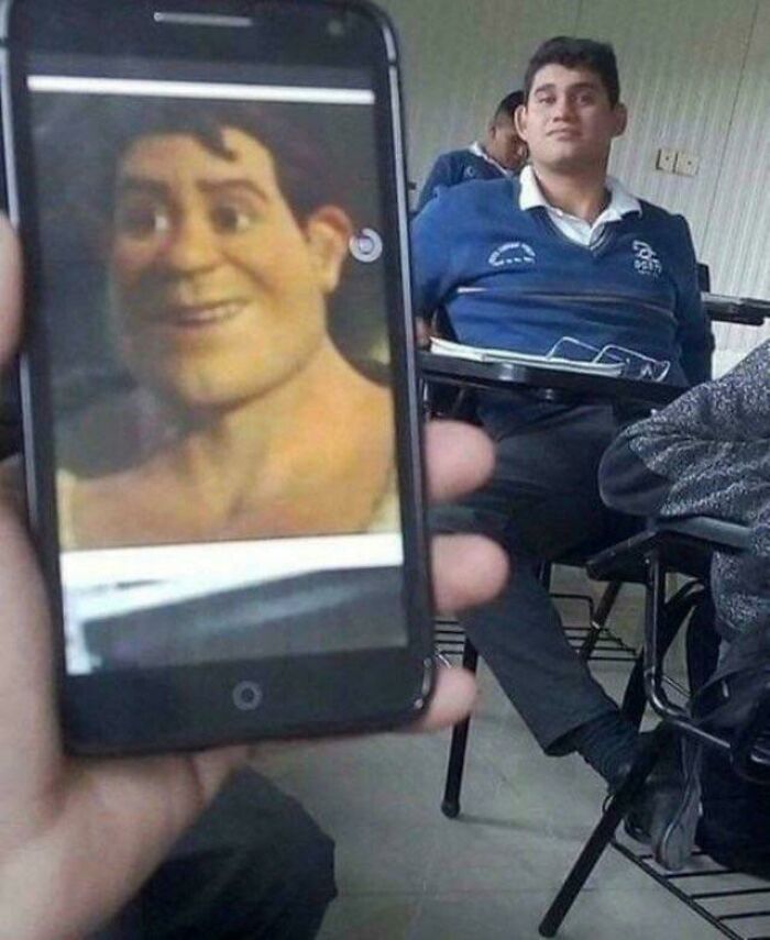 La forma humana de Shrek