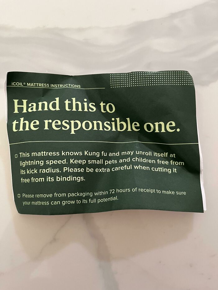 New Mattress, It Almost Kicked My Butt Unboxing It But Like Neo… "I Know Kung Fu Too”